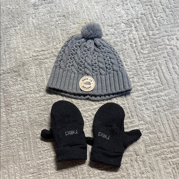 The North Face Other - THE NORTH FACE Baby Beanie Minna Beanie + Head Mittens 6-24 Months